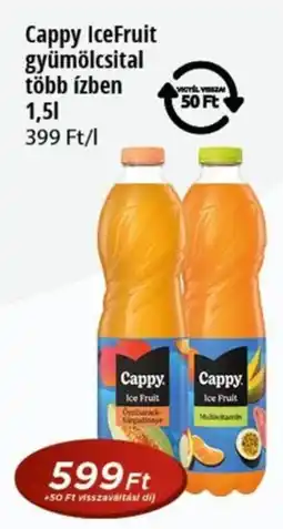 Real Cappy icefruit gyümölcsital ajánlat