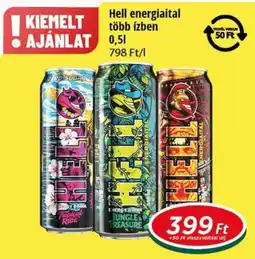 Real Hell energiailtal ajánlat
