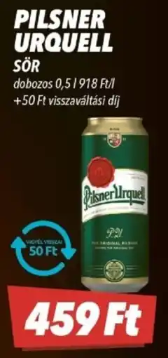 CBA Pilsner urquell sör ajánlat