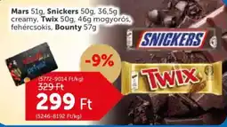 PRIVÁT snickers twix ajánlat