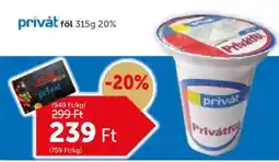 PRIVÁT Privát fől ajánlat