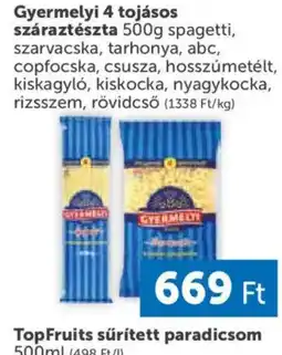 PRIVÁT Gyermelyi tojásos száraztészta ajánlat