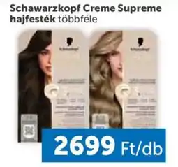 PRIVÁT Schwarzkopf Creme Supreme hajfesték ajánlat