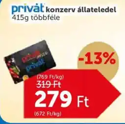 PRIVÁT Privát konzerv ajánlat