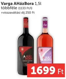 PRIVÁT Varga aház bora ajánlat
