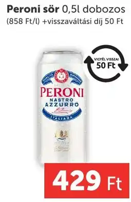 PRIVÁT Peroni sör ajánlat