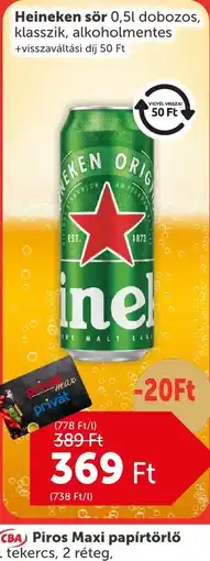 PRIVÁT Heineken sör ajánlat