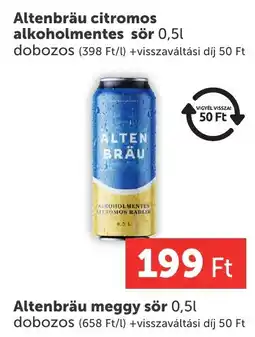 PRIVÁT Altenbräu sör ajánlat
