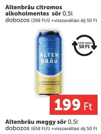 PRIVÁT Altenbräu sör ajánlat