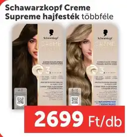 PRIVÁT Schwarzkopf Creme Supreme hajfesték ajánlat