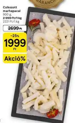 Tesco Csíkozott marhapacal ajánlat