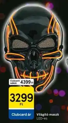 Tesco Világító maszk ajánlat