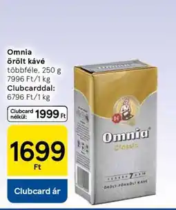 Tesco OMNIA őrölt kávé ajánlat