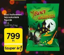 Tesco Boci halloween tejcsokoládé figurák ajánlat
