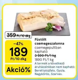 Tesco Füstölt csemegeszalonna ajánlat