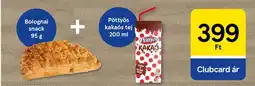 Tesco Bolognai snack + Pöttyös kakaós tej ajánlat