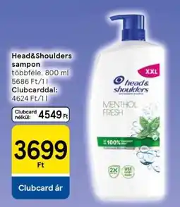 Tesco HEAD & SHOULDERS Sampon ajánlat