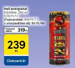 Tesco HELL Energiaital ajánlat