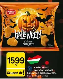 Tesco Master Good gyorsfagyasztott halloween csirke nuggets ajánlat