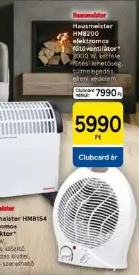 Tesco Hausmeister HM8200 elektromos fűtőventilátor ajánlat