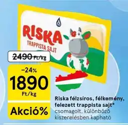 Tesco Riska Trappista sajt ajánlat
