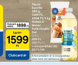 Tesco Tesco burrito 280 g ajánlat