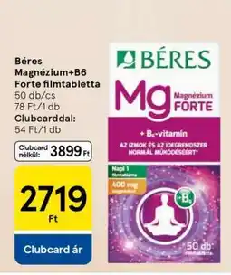 Tesco Béres Magnézium+B6 Forte filmtabletta ajánlat