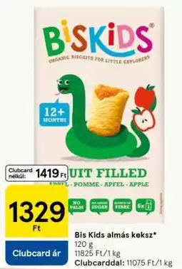 Tesco Bis Kids almás keksz ajánlat