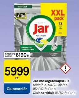 Tesco Jar mosogatókapszula ajánlat
