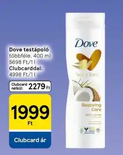 Tesco Dove Testápoló ajánlat