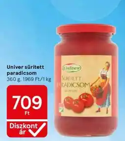 Tesco Univer Sűrített paradicsom ajánlat