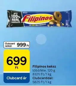 Tesco Filipinos Keksz ajánlat