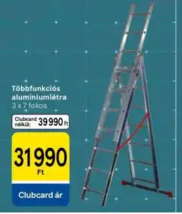 Tesco Többfunkciós alumíniumlétra ajánlat