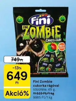 Tesco Fini Zombie cukorka rágóval ajánlat