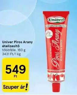 Tesco Univer Piros Arany ételízesítő ajánlat