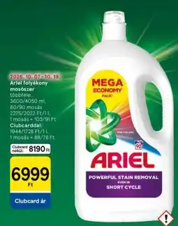 Tesco ARIEL Folyékony mosószer ajánlat