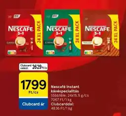 Tesco Nescafé instant kávéspecialitás ajánlat