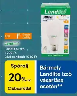 Tesco Landlite izzó ajánlat