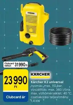 Tesco Kärcher K2 universal ajánlat