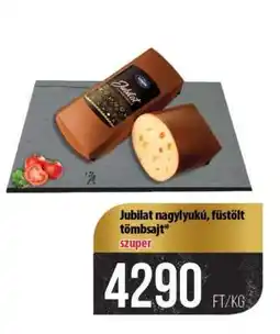 Coop Jubilat nagylyukú, füstölt tömbsajt ajánlat