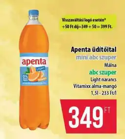Coop Apenta+ üdítőital ajánlat