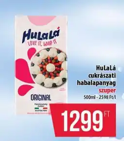 Coop HuLaLá cukrászati habalapanyag ajánlat