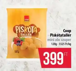 Coop Coop piskótatallér ajánlat