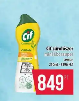 Coop Cif súrolószer mini abc szuper Lemon ajánlat