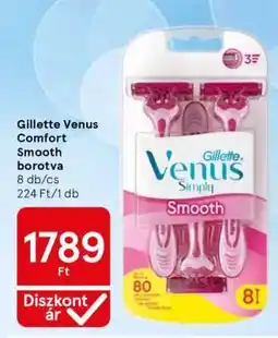 Tesco Gillette Venus Comfort Smooth borotva ajánlat