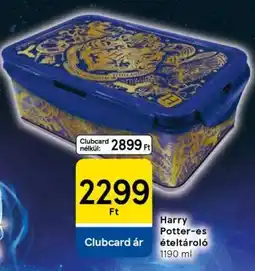 Tesco Harry Potter-es ételtároló ajánlat