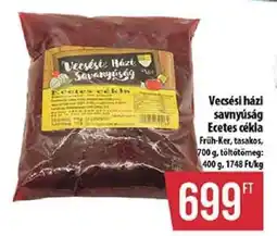 Coop Vecsési házi savanyúság Ecetes cékla ajánlat
