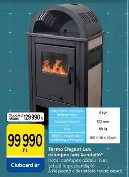 Tesco Termo Elegant Lux csempés íves kandalló ajánlat