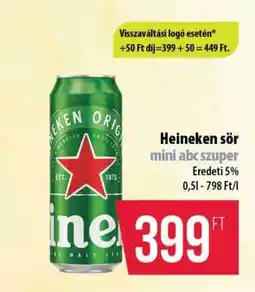 Coop Heineken sör ajánlat