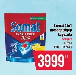 Coop Somat 3in1 mosogatógép kapszula ajánlat